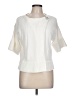 Magaschoni 100% Cotton Ivory White Cardigan Size L (estimated) - photo 1