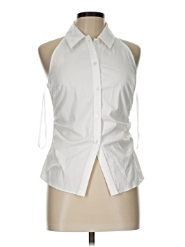 Veronica Beard Sleeveless Button Down Shirt