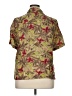 Doncaster Collection 100% Rayon Tropical Brown Short Sleeve Blouse Size 16 - photo 2
