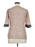 Como Blu Tan 3/4 Sleeve Blouse Size XL - photo 2