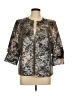 TanJay Metallic Silver Jacket Size 12 - photo 1