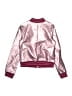 Bebe 100% Polyurethane Metallic Pink Track Jacket Size 10 - 12 - photo 2