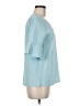 Unbranded 100% Polyester Teal Short Sleeve Blouse Size M - photo 4