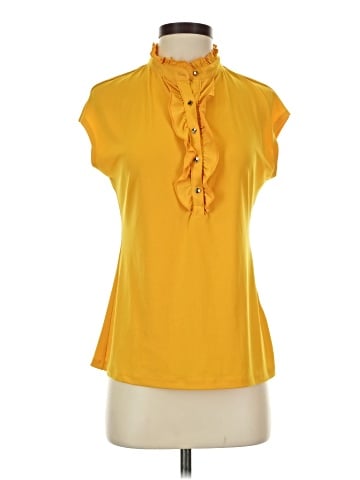 7th Avenue Design Studio New York & Company Short Sleeve Blouse (view 1)