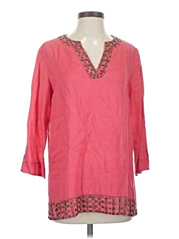 Lafayette 148 New York 3/4 Sleeve Blouse (view 1)