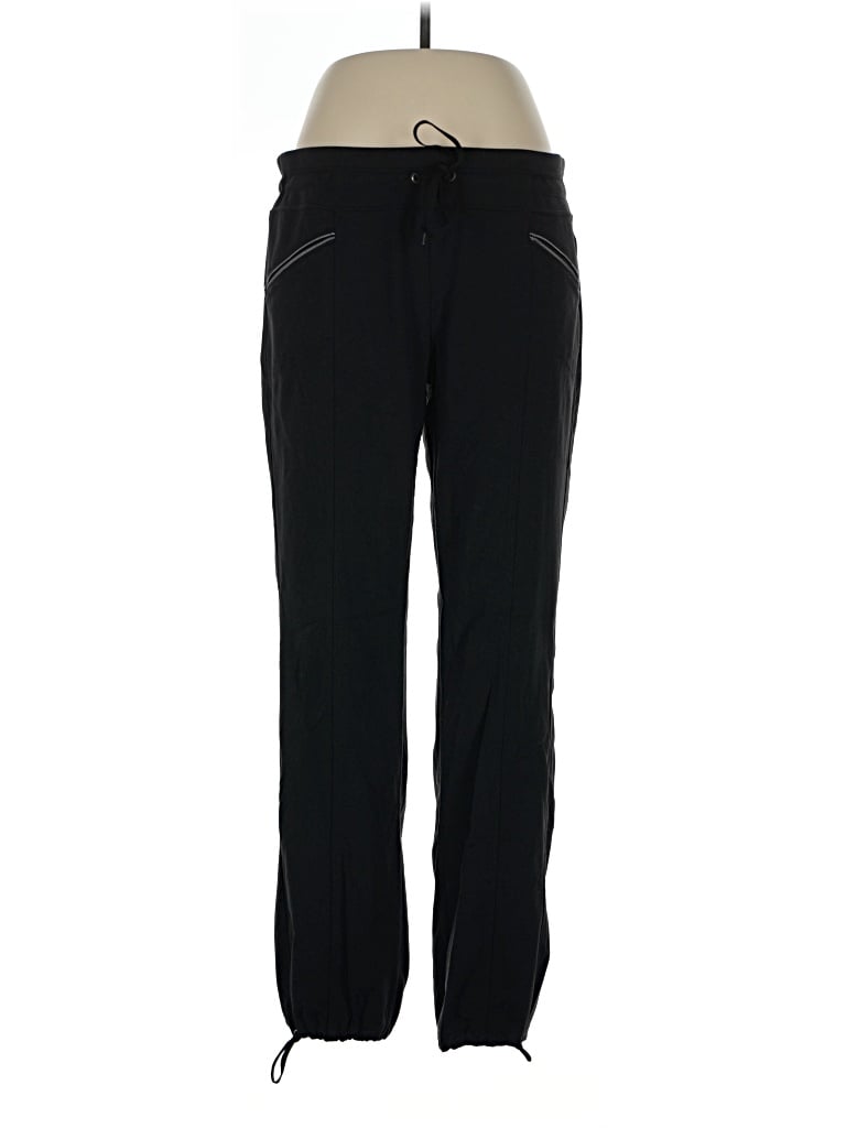 Pre-owned Athleta Track Pants In Black
