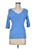 Lands' End 100% Baumwolle Blue Pullover Sweater Size M - photo 1