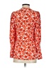 Hale Bob Orange Long Sleeve Blouse Size S - photo 2