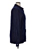 Unbranded 100% Polyester Solid Blue Purple Long Sleeve Blouse Size XL - photo 4