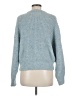 DÉ ROCOCO Tweed Blue Pullover Sweater Size M - photo 2
