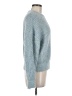 DÉ ROCOCO Tweed Blue Pullover Sweater Size M - photo 4