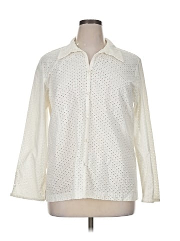 Sigrid Olsen Sport Long Sleeve Blouse (view 1)