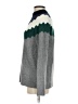 Talbots Chevron-herringbone Gray Turtleneck Sweater Size S - photo 5