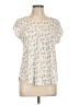 Molly & Isadora Ivory Short Sleeve Blouse Size Lg Plus - photo 1
