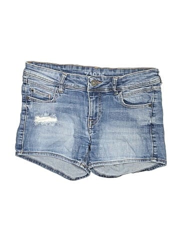 Zara Basic Denim Shorts (view 1)
