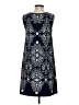 Max Studio Floral Blue Casual Dress Size S - photo 2