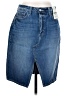 L'Agence 100% Cotton Solid Blue Denim Skirt Size 27 waist - photo 1