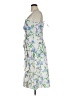 Prabal Gurung Collective 100% Polyester Floral Blue Cocktail Dress Size 14 - photo 5