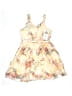 Rare Editions 100% Polyester Floral Yellow Dress Size 10 - photo 1