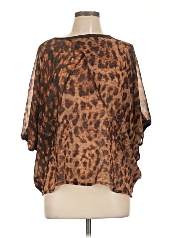 Zara W&B Collection 3/4 Sleeve Blouse (view 1)