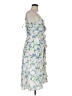 Prabal Gurung Collective 100% Polyester Floral Blue Cocktail Dress Size 14 - photo 4
