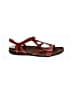Naot 100% Leather Red Orange Sandals Size EU 41 - photo 1