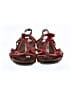 Naot 100% Leather Red Orange Sandals Size EU 41 - photo 2