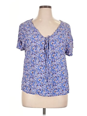 Melrose and Market Short Sleeve Blouse (view 1)
