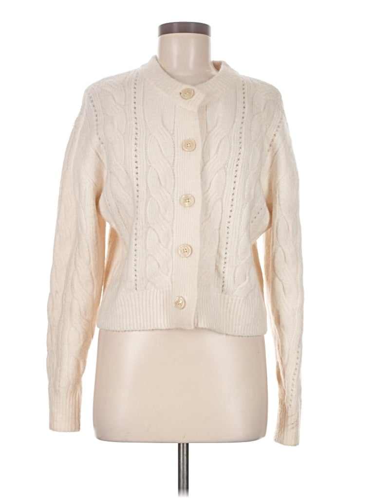Pre-owned Future Collective Cardigan Sweater In Ivory