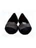 Joan Helpern Chevron-herringbone Black Flats Size 8 1/2 - photo 2