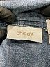 Chico's Blue Long Sleeve Button-Down Shirt Size Lg (2) - photo 7