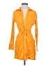Zara Orange Cocktail Dress Size S - photo 1
