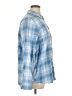 Lands' End Plaid Blue Long Sleeve Button-Down Shirt Size XL - photo 4