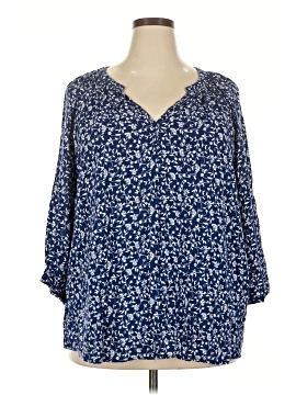 Cynthia Rowley Tjx 3/4 Sleeve Blouse