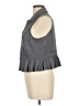 LC Lauren Conrad Gray Sleeveless Blouse Size 12 - photo 5