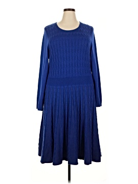 dark gray sweater dress Chanel - Dark Grey Sweater Dress with Open Sleeves