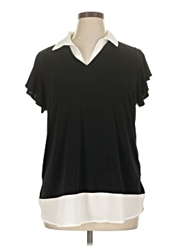 Adrianna Papell Short Sleeve Blouse