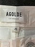 AGOLDE 100% Cotton Ivory Jeans Size 25 waist - photo 6