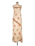 Twinset Floral Tan Casual Dress Size EU (IT) 46 / US 10 - photo 1