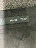 MNG Metallic Black Long Sleeve Blouse Size 10 - photo 7