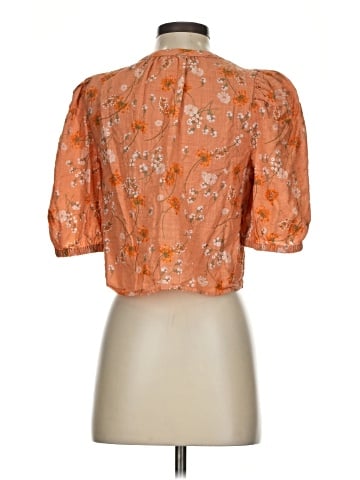 a.n.a. A New Approach Short Sleeve Blouse (view 2)