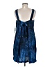 DKNY 100% Polyester Tie-dye Blue Cocktail Dress Size 6 - photo 2
