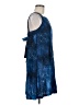 DKNY 100% Polyester Tie-dye Blue Cocktail Dress Size 6 - photo 4