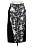 Bebe Graphic Gray Casual Skirt Size 4 - photo 1