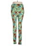 Lularoe Floral Green Active Pants Size 1X (Tall & Curvy) - photo 2