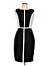 Calvin Klein Color Block Black Cocktail Dress Size 10 - photo 1
