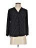Vince Camuto 100% Polyester Polka Dots Black 3/4 Sleeve Blouse Size XS - photo 1