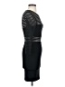 Lulus 100% Polyester Stripes Black Cocktail Dress Size XS - photo 4