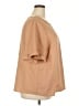 Emery Rose 100% Polyester Tan Short Sleeve Blouse Size 3X - photo 4