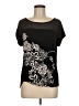 SJS Black Short Sleeve Blouse Size M - photo 1